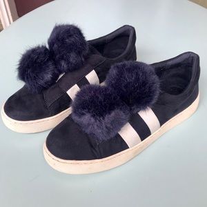 Nine West Pom Pom slip on sneakers